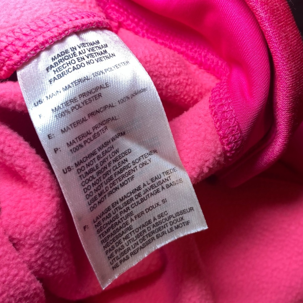 Adidas Womens Climawarm pullover hooded Pink sweatshirt size Medium - Picture 11 of 12